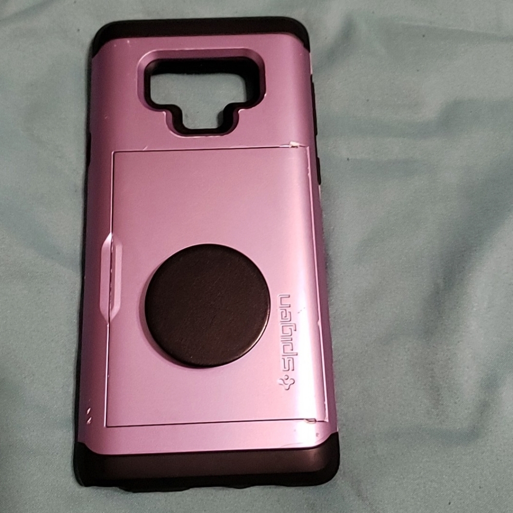 Galaxy Note 9 Spigen Wallet Case + PopSocket